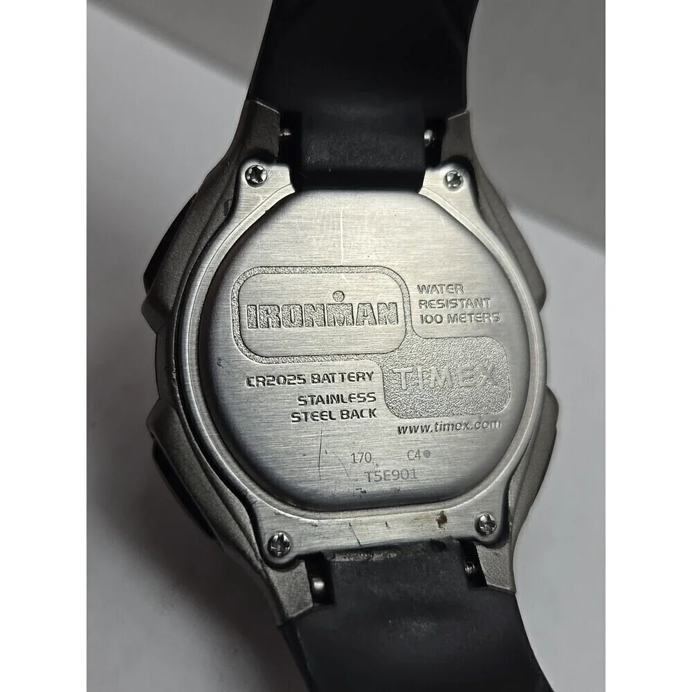 Timex Ironman Classic 30 Lap Watch 40mm Indiglo WR100M New Battery Quartz Mens